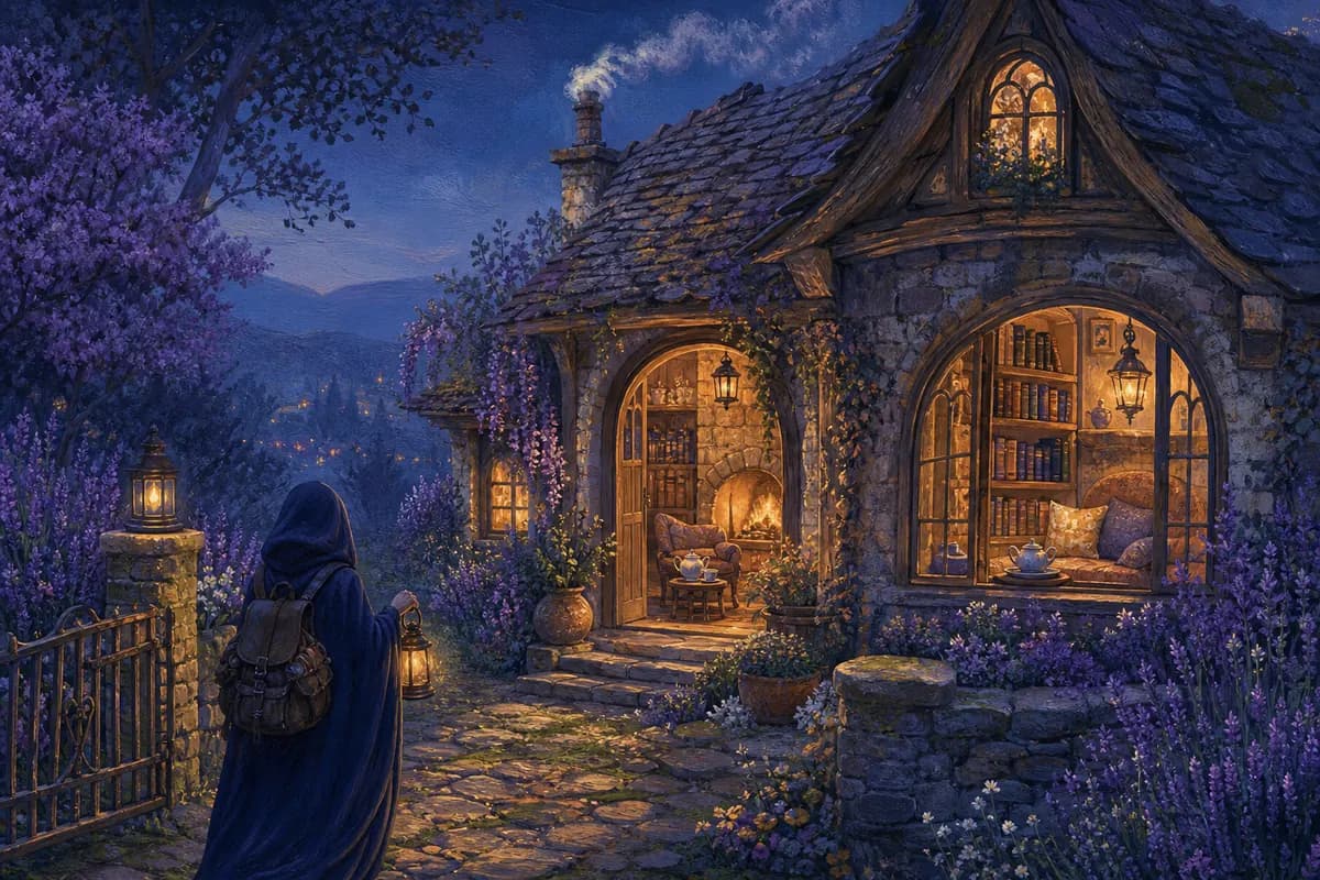 Illustration for The House Beneath the Hill
